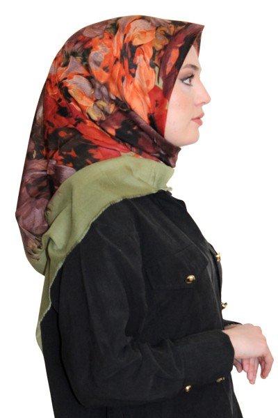 Flamlı Eşarp 9091-2