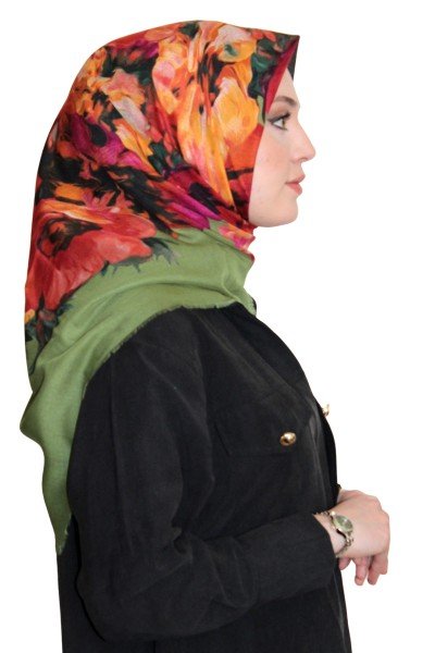 Flamlı Eşarp 9091-7
