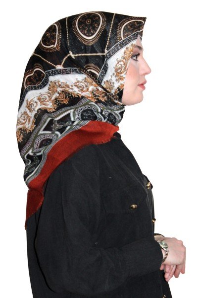 Flamlı Eşarp 9077-1