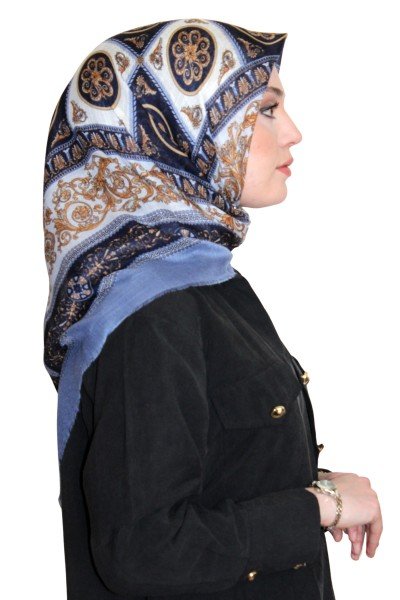Flamlı Eşarp 9077-9