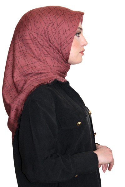 Flamlı Eşarp 9032-3